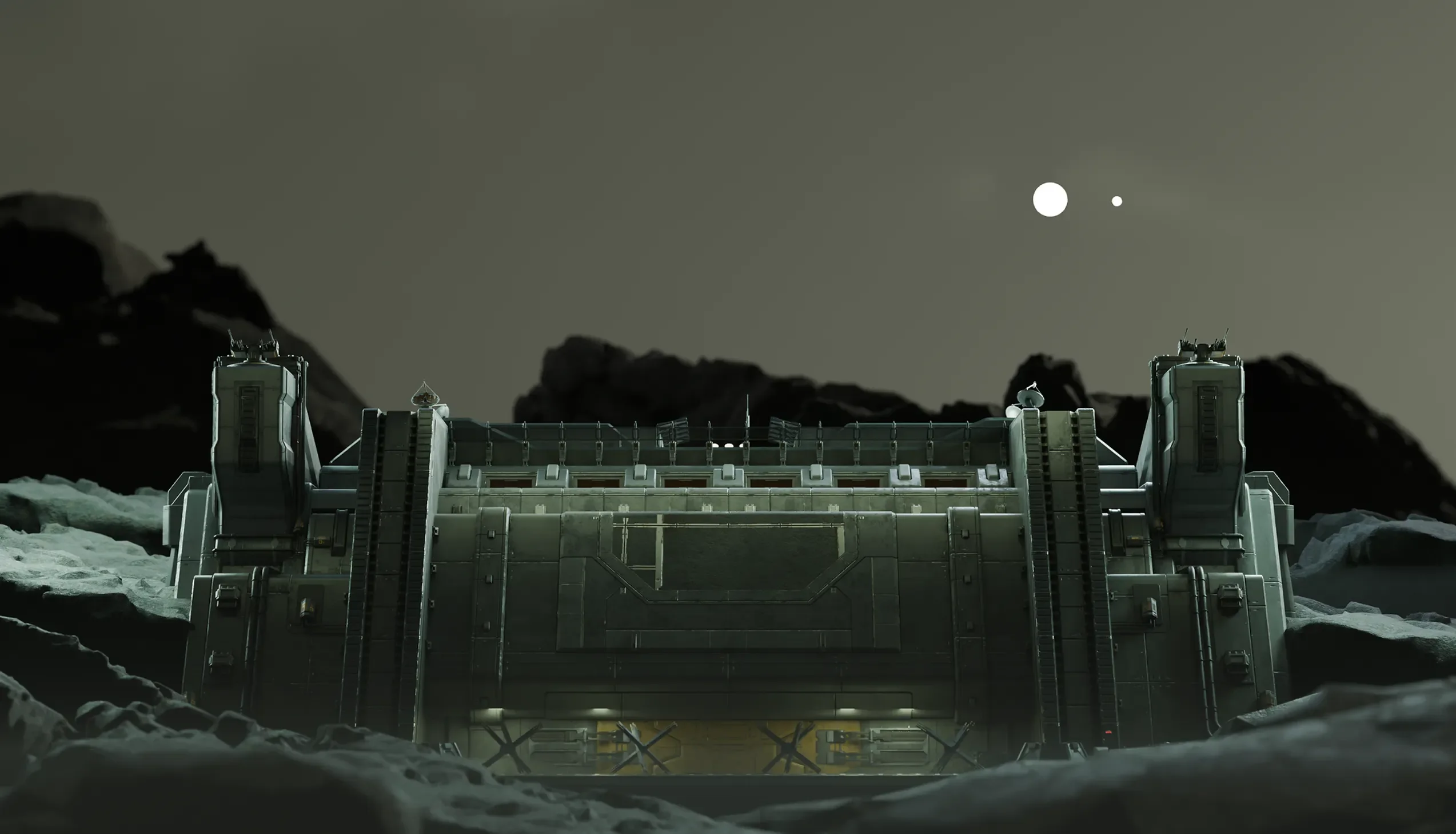 Genesis Labs outpost on the surface